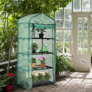 Serre d'intérieur et de jardin 4T avec feuille PE <span class=keywords><strong>pour</strong></span> pots de fleurs, jardinières et culture - Product Image 1