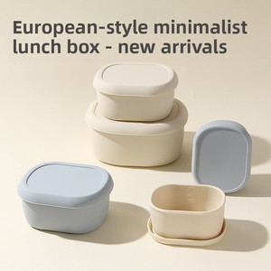 Coperchio per Contenitore Pranzo in Silicone Puro Personalizzato, Resistente alle Alte Temperature e Adatto al Microonde, Ciotola per Riso Resistente al Frigorifero, Contenitore per Alimenti - Product Image 1