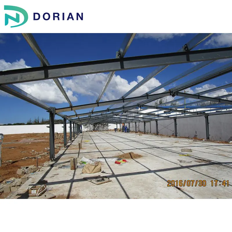 Steel structure prefab boiler chicken farm house