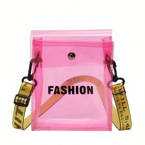 Nueva moda Durable Jelly Pvc Flap Bag Custom Shoulder Shopping Bags - Product Image 3