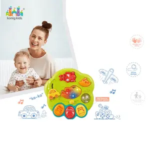 Konig jouets en plastique pour enfants, jouets de dessin animé, jeux d'éducation précoce, jouet avec lumières, musique, jouet bébé