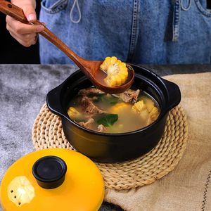 BSTW Set peralatan dapur kayu gaya Amerika Spatula memasak pegangan panjang sendok sup sendok penggorengan panci Spatula stok disesuaikan - Product Image 2