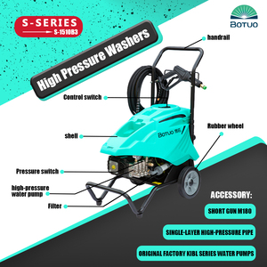4kW 380V High 140Bar 15LPM Industrial <b>Cleaner</b> for Commercial & Municipal Cleaning Projects High <b>Cleaner</b> for Comme - Product Image 4