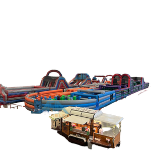 Castillo de salto gigante más grande del mundo pista de obstáculos inflable rebote para adultos y niños por el fabricante de fábrica de China - Product Image 6