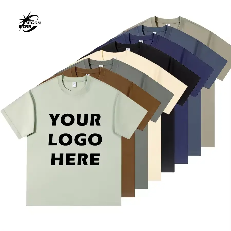 Fabricant logo personnalisé Sublimation Plain 230gsm impression grande taille respirant t-shirts pour hommes en vrac