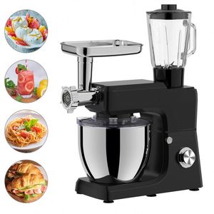 Mixeur Électrique Multifonctionnel Premium 10L en Acier Inoxydable à 6 Vitesses, Silencieux, pour Usage Domestique, Hachoir à Viande, Bol Mélangeur pour Gâteaux - Product Image 6