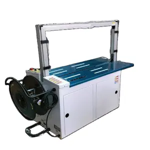 automatic pp pet strap band strapping machine carton box strapping machine