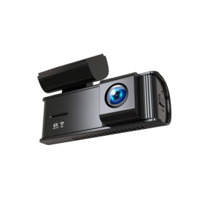 กล้องติดรถยนต์ 4K แบบสองช่องทาง พร้อมกล้องหน้า-หลัง GPS WiFi บันทึกแบบ H.265 ดีไซน์ไร้หน้าจอ มองเห็นในเวลากลางคืน ระบบตรวจจับการจอด - Product Image 2