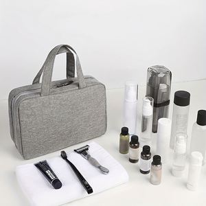 Factory OEM Design Promotional Daily Waterproof Tote <b>Men</b> and Women <b>Toiletries</b> <b>Bag</b> Pouch Cosmetic <b>Bag</b> - Product Image 2