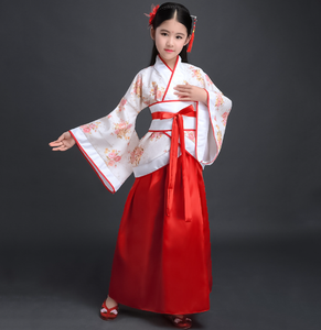 ชุดเต้นรำจีนแบบดั้งเดิมของเด็กชุดเต้นรำการแสดงบนเวทีชุดประจำชาติ - Product Image 3