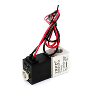 Câble 2V025-08 24VDC, électrovanne pneumatique à action directe 2 voies NPT1/4 12VDC pour compresseur d'air, mini électrovanne