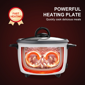 <span class=keywords><strong>Olla</strong></span> Eléctrica Multifuncional de 2.5L, Blanca, Antiadherente, Segura y Duradera, con Certificación CE, Capacidad para 5 Tazas - Product Image 5