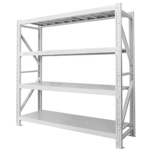 4 Tier xếp chồng kệ kim loại kệ chủ sở hữu lưu trữ Heavy Duty boltless Kệ kệ cho ngành công nghiệp kho nhà để xe - Product Image 4