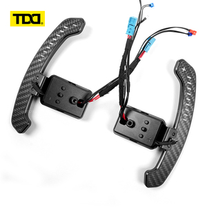 Palancas de cambio magnéticas de fibra de carbono TDD LED para el volante del Toyota A90 Supra MK5. - Product Image 2