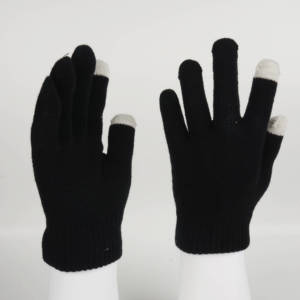 Pro-grade 5-Finger thiết kế <span class=keywords><strong>s</strong></span>ọc đan màn hình cảm ứng găng tay Tất cả thời tiết điện thoại thông minh Tương thích nhà máy trực tiếp bán buôn Đồng bằng phong cách - Product Image 5