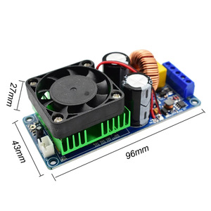 บอร์ดแอมพลิฟายเออร์ดิจิตอล IRS2092S 500W คลาส D ไฮไฟ ช่องสัญญาณเดียว แอมพลิฟายเออร์เสียงระดับมืออาชีพ พร้อมพัดลมระบายความร้อน - Product Image 2