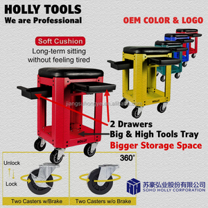 Meilleurs outils <span class=keywords><strong>de</strong></span> jardin roulants armoire tabouret cour plante travail rouleau poitrine siège 2 tiroirs outil <span class=keywords><strong>de</strong></span> jardin équipement stockage travail chaise banc - Product Image 2