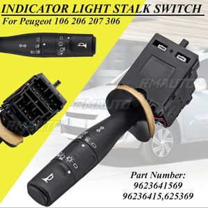 1 Unidad de Interruptor de Señal de Giro, Interruptor de Faro, Bocina Automática para Peugeot 106 206 207 306 251271 625369 9623641569 6253-69 - Product Image 1