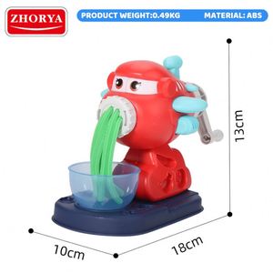 Zhorya DIY Ensemble de pâte à modeler colorée en forme d'avion, jouets éducatifs pour enfants - Product Image 6