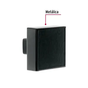 Master with 360 units 'Scaffold' style <b>knob</b> <b>black</b> finish, HERMEX - Product Image 2