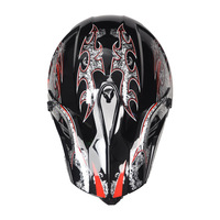 Cascos de Motocicleta Integrales Certificados por el DOT para Motocross, Bicicleta de Montaña, Go-Kart, Descenso, con Carcasa de ABS y Visera Transparente