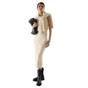 Produttori di Maglieria Personalizzata Abito in Maglia Senza Maniche Tinta Unita Elegante Casual Sexy <span class=keywords><strong>Formale</strong></span> <span class=keywords><strong>Abbigliamento</strong></span> Femminile - Product Image 1