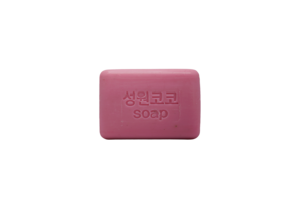 Savon exfoliant à la coco et à la rose, produit coréen de qualité supérieure, pour une exfoliation florale romantique et une nutrition de la peau. - Product Image 3