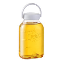 Pot de fermentation de marque privée personnalisé pour la maison pots de fermentation 2,2 L pot de fermentation en verre avec spot vente en gros