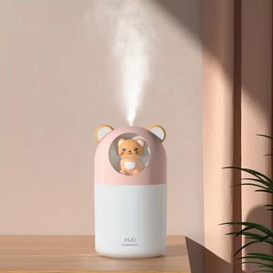 Mini humidificador para mascotas, regalo para niños de 300ML, dormitorio, escritorio, USB, <span class=keywords><strong>nebulizador</strong></span> de niebla fría, Humidificador ultrasónico con luz nocturna - Product Image 3
