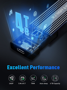 Vcom Bên Ngoài SSD Vỏ 10Gbps USB C Để M.<span class=keywords><strong>2</strong></span> NVMe M B Key 2280 2260 2242 2230 Ổ Đĩa Trạng Thái Rắn bao vây - Product Image 3