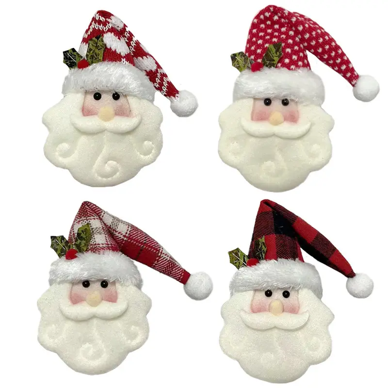 SJ-303 Kerst Decoratieve Plaid Santa Knuffel Kerstboom Opknoping Hanger 2024