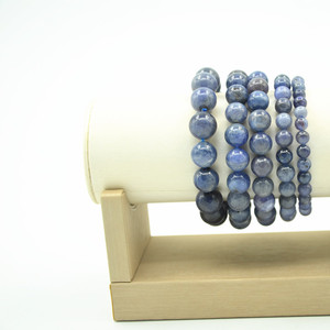Aita Wholesale Natural Tanzanite Round <strong>Beaded</strong> Stone <strong>Bracelet</strong> Jewelry for Women - Product Image 3