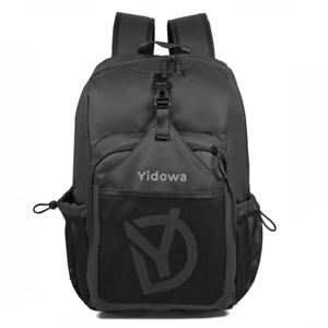 Mochila Negra de Gran Capacidad para Pickleball con Correas Exteriores para Raquetas y Pelotas, Organizador Interior Multicompartimento - Product Image 2