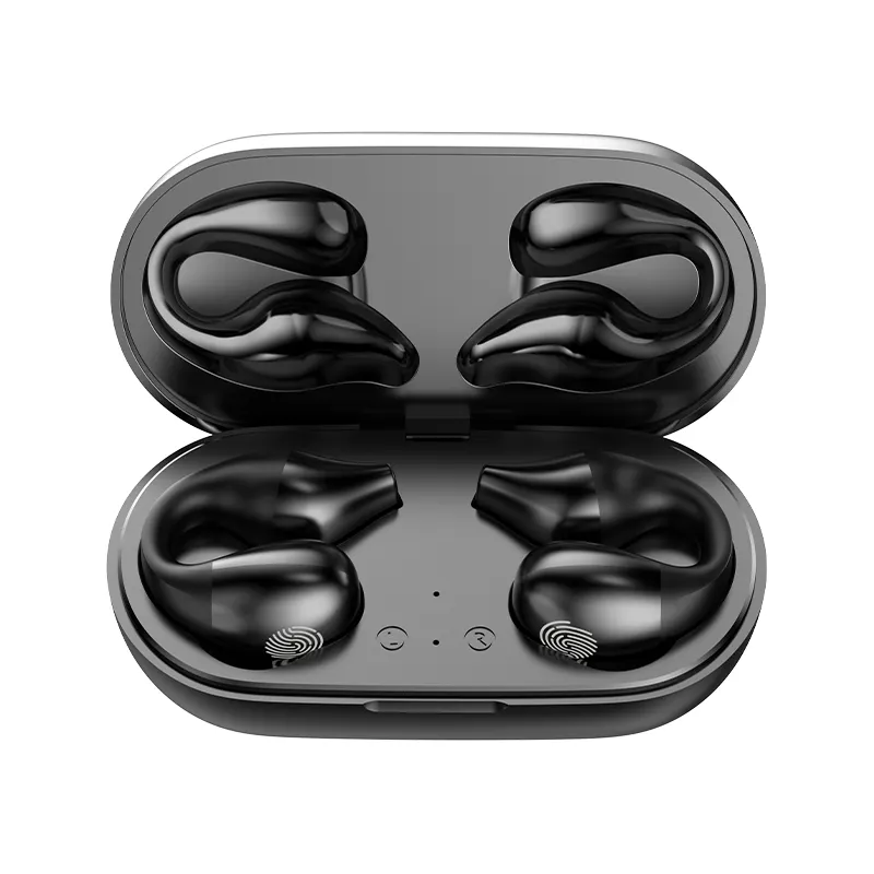 Trending Products 2023 New Arrivals Dual Bluetooth 5.2 Binaural Stereo Headphone Auto Connect Earphones With LED Digital Screen