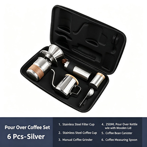 <b>Coffee</b> <b>Maker</b> Set Outdoor Camping Travel <b>Coffee</b> Equipment Hand Grinder <b>Coffee</b> Machine Cup - Product Image 2