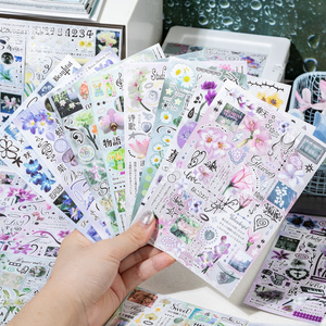 30 Aufkleber pro Packung Roaming Channel Serie Vielseitige Blumenverzierungen für Bullet Journal DIY und Guka Collage - Product Image 2