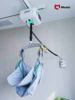 Système de levage de plafond en métal de qualité médicale Meddo, série CL100, capacité de charge de 200 kg, fonctionnement facile, soutien à la mobilité des personnes âgées, classe I de l'hôpital