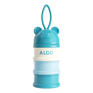 Conteneur portable ALGO Factory à 3 couches en PP pour <span class=keywords><strong>lait</strong></span> en <span class=keywords><strong>poudre</strong></span> pour bébé avec boîte de rangement pour collations (multicolore) - Product Image 2