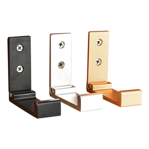 Tường Cửa quần áo Áo hat túi móc hợp kim nhôm móc cho nhà bếp phòng tắm rustproof khăn Gấp Móc - Product Image 1