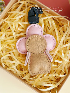 Nuevo Monedero de Cuero Genuino con Diseño de Auriculares, Monedero de Girasol de Moda, Mini Bolsos Colgantes de Piel de Vacuno - Product Image 3