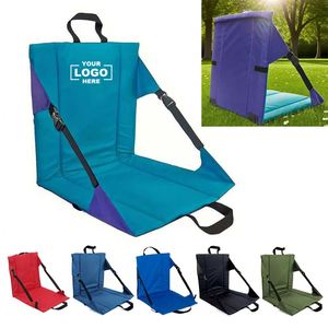 Custom Concert Folding <b>Chair</b> <b>Cushion</b> Oxford Fabric Camping <b>Cushion</b> Backrest Seat Pad Portable Stadium Seat <b>Cushion</b> for Sports - Product Image 1