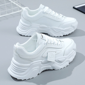 Mocassins LYKU pour femmes en PU coloré, à lacets, respirants, à semelle épaisse, décontractés, pour l'automne - Product Image 3