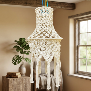 Support de plante suspendu en macramé, support de terrarium en corde tissée fait à la main, décoration de maison bohème - Product Image 3