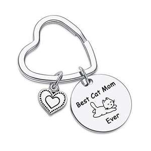 Llavero de Acero Inoxidable con Forma de Corazón y Redondo, 'You're My Boo', para Regalo del Día de San Valentín - Product Image 5