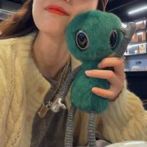 Peluche Alienígena JC Zyllan, Adorable Peluche Verde <span class=keywords><strong>Extraterrestre</strong></span> en Stock, Muñeco Suave de Monstruo Espacial - Product Image 5