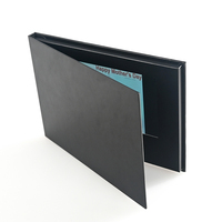 Cartes en papier de luxe personnalisées en vrac avec vidéo LCD, boîte de brochure vidéo cadeau pour la promotion