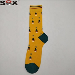Calcetines de Hombre con Diseño de Bigote, Calcetines Casuales de Negocios, Calcetines Jacquard con Bloques de Color, Venta al Por Mayor - Product Image 2
