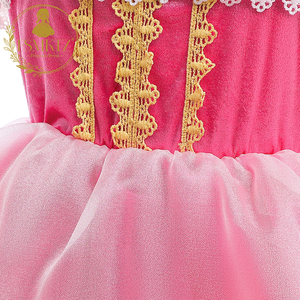 Costume de princesse d'Halloween pour filles, glace, neige, nouvelle robe de princesse <span class=keywords><strong>Aurore</strong></span>, <span class=keywords><strong>la</strong></span> <span class=keywords><strong>Belle</strong></span> <span class=keywords><strong>au</strong></span> <span class=keywords><strong>bois</strong></span> <span class=keywords><strong>dormant</strong></span>, robe de princesse pour filles, épaules dénudées, tulle, spectacle de vacances - Product Image 6