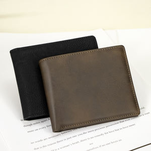 卸売 ミニマリスト レーザー彫刻 PUレザー カードホルダー 財布 カスタム スリム ブランク レーザー加工可能 レザーレット 財布 メンズ用 - Product Image 5