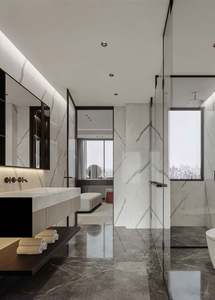 Estanterías de Estilo Moderno de Madera Maciza con Grano de Madera, Conjuntos de Muebles de Pared para TV en el Comedor - Product Image 4